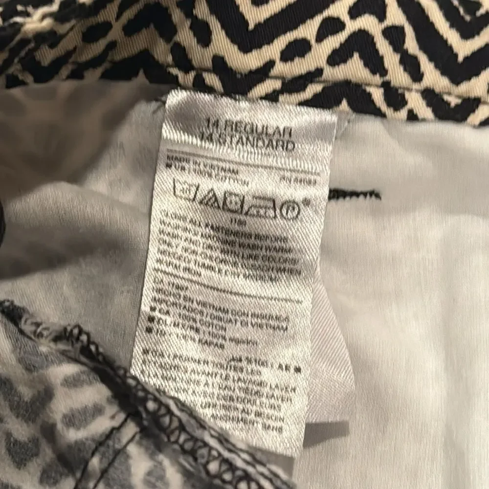 Old Navy Girls Shorts Size 12 Black & White